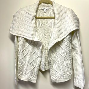 Cabi cable knit shawl cardigan